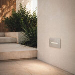 Balise murale extérieure encastrable LED linéaire argent inox – Image 7