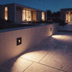 Balise murale encastrée LED carrée noire en aluminium – Image 8