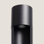 Balise sur pied extérieure aluminium noire 600 mm GU10 – Image 3