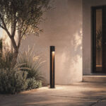 Balise sur pied extérieure aluminium noire 600 mm GU10 – Image 7