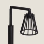 Balise LED sur pied extérieure noire aluminium 95 cm IP65 – Image 5