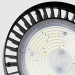 Cloche LED industrielle noire suspension dimmable 0-10V IP65 – Image 2