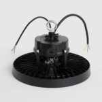 Cloche LED industrielle noire suspension dimmable 0-10V IP65 – Image 5