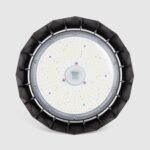 Cloche LED industrielle UFO noire aluminium détecteur radar – Image 8