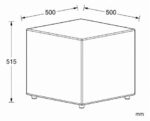 Lampe cube blanche nomade rechargeable RGB+CCT IP65 ABS – Image 12