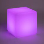 Cube LED RGBW rechargeable blanc 40 cm IP65 télécommande – Image 23