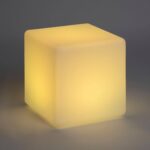 Cube LED RGBW rechargeable blanc 40 cm IP65 télécommande – Image 25