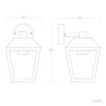 Lampe Murale Extérieure Aluminium Ketsa – Image 7