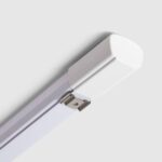 Réglette LED étanche IP65 120 cm blanc opale PC extérieur – Image 12