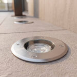 Spot encastrable sol rond inox 304 argenté GU10 IP67 – Image 9