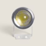 Spot LED extérieur argent aluminium 12V IP67 sur support – Image 4