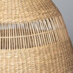 Suspension extérieure tressée en fibres naturelles beige Ø36 cm – Image 4