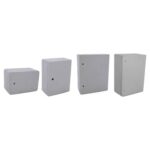 Boîtier électrique étanche en saillie 300x200x150 IP54 blanc – Image 4