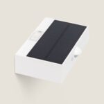 Applique murale solaire blanche rectangulaire rechargeable PIR – Image 11