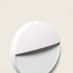 Applique murale extérieure LED ronde blanche aluminium saillie – Image 12