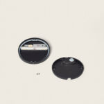 Applique murale extérieure ronde LED aluminium noire – Image 13