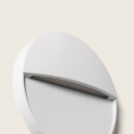 Applique murale extérieure LED ronde blanche aluminium – Image 11