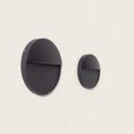 Applique murale extérieure ronde aluminium noir LED IP54 – Image 14