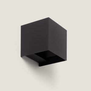 Applique Murale Extérieure LED 6W Aluminium Éclairage Double Face Eros Sélectionnable (chaud-neutre) 2700K - 3200K - 4000K Noir