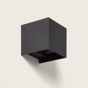 Applique Murale Extérieure LED 6W Éclairage Double Face Eros Blanc chaud 2700K Noir