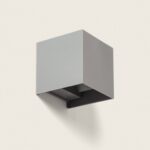 Applique Murale Extérieure LED 6W Éclairage Double Face Eros Blanc neutre 4000K Gris