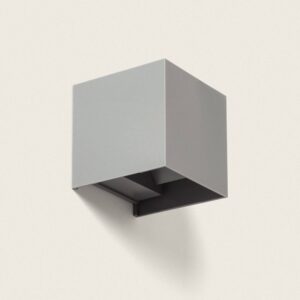 Applique Murale Extérieure LED 6W Éclairage Double Face Eros Sélectionnable (chaud-neutre) 2700K - 3200K - 4000K Gris
