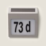 Applique murale LED solaire rechargeable pour numéro de maison – Image 11