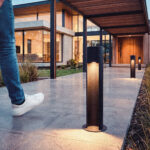 Balise extérieure aluminium noire 400 mm douille GU10 – Image 7