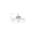 Cloche LED Industrielle UFO 200W 170lm/W LIFUD Dimmable 0-10V HBD 60º Blanc neutre 4000K – Image 7