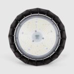 Cloche LED industrielle UFO noire aluminium détecteur radar – Image 9