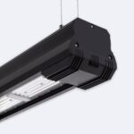 Cloche linéaire LED industrielle 200W IP65 160lm/W Smart Zhaga Plug and Play 120ºx40º Blanc froid 5700K Non Sans capteur
