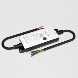 Contrôleur Ruban LED Monochrome/CCT/RGB/RGBW/RGB+CCT 12-24 V MiBoxer SR5-P IP66 Compatible avec Télécommande RF