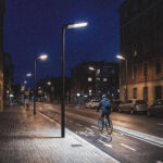 Lampadaire LED extérieur noir aluminium pour poteau Ø60 mm – Image 11