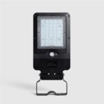 Lampadaire solaire extérieur noir rechargeable PIR/crépusculaire – Image 7