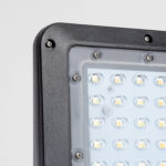 Lampadaire solaire extérieur noir rechargeable PIR/crépusculaire – Image 8
