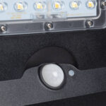 Lampadaire solaire extérieur noir rechargeable PIR et crépuscule – Image 11