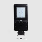 Lampadaire solaire noir rechargeable LED PIR/crépusculaire – Image 10