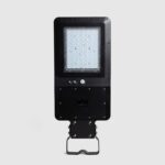 Lampadaire solaire rechargeable noir détecteur crépuscule/PIR – Image 10
