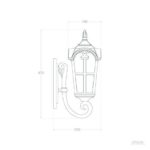 Lampe Murale Extérieure Aluminium Marnot – Image 5
