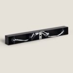 Applique murale extérieure noire métal 4 globes blancs E27 – Image 19