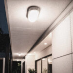 Plafonnier hublot extérieur LED ovale blanc IP65 PC – Image 10