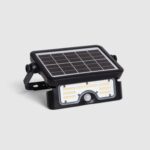 Projecteur LED 3CCT Solaire IP65 avec Détecteur de Mouvement PIR et Crépusculaire 7 W 132 mmx193 mm 220 mA 132 mm 193 mm 0.15 2.6 W 3.7 V 3 V