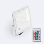Projecteur LED 50W RGB IP65 S2 Pro avec Télécommande IR