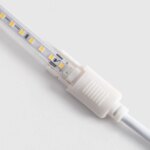 Ruban LED extérieur 220V dimmable blanc chaud 5m IP65 – Image 11