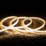 Ruban LED Dimmable 220V SMD 120 LED/m Couleur 8.5W/m Largeur 12mm Coupe 20cm IP65 Sur Mesure Blanc neutre 4000K 50 m 6 mm x 12 mm x 50 m