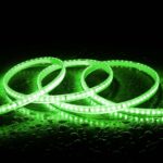 Ruban LED Dimmable 220V SMD 120 LED/m Couleur 8.5W/m Largeur 12mm Coupe 20cm IP65 Sur Mesure Vert 3 m 6 mm x 12 mm x 3 m