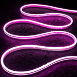 Ruban LED Néon 24V 8W/m FreeCut IP65 N-FLEX6 Sur mesure Rose 5 m 12 mm x 6 mm x 5 m
