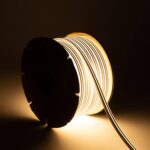 Ruban LED Néon 24V BOBINE 50m 8W/m FreeCut IP65 N-FLEX6 Blanc chaud