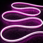 Ruban LED Néon 48V Rose 8W/m Coupe 5cm IP65 N-FLEX6 Sur Mesure 5 m 12 mm x 6 mm x 5 m