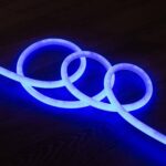 Ruban LED Néon Dimmable 220V BOBINE 50m Blanc Froid Circulaire 360 9W/m Coupe 100cm IP67 Bleu – Image 8